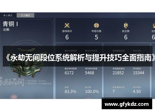 《永劫无间段位系统解析与提升技巧全面指南》